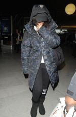 RIHANNA at Charles Ge Daulle Airport in Paris 01/23/2016