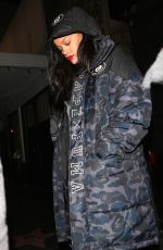 RIHANNA at Project Club LA in Hollywood 12/23/2015