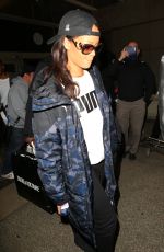 RIHANNA Returns at LAX from Paris 01/23/2016