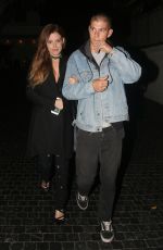 RILEY KEOUGH and Ben Smith-Petersen at Chateau Marmont in West Hollywood 01/17/2016