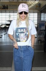 RITA ORA Arrives at an Airport in Paris 01/23/2016