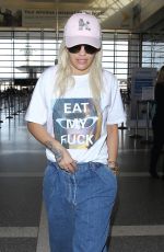 RITA ORA Arrives at an Airport in Paris 01/23/2016