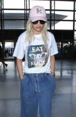 RITA ORA Arrives at an Airport in Paris 01/23/2016