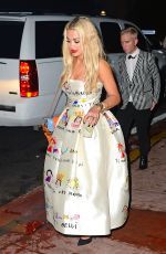 RITA ORA Arrives at Twist Nightclub in Miami Beach 12/31/2015