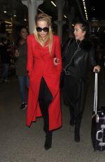 RITA ORA Arrives in London on Eurostar Train from Paris 01/26/2016