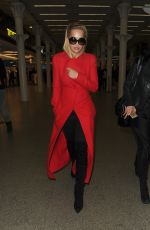 RITA ORA Arrives in London on Eurostar Train from Paris 01/26/2016