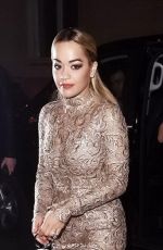 RITA ORA at Ralph & Russo Haute Couture Fashion Show in Paris 01/24/2016