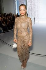 RITA ORA at Ralph & Russo Haute Couture Fashion Show in Paris 01/24/2016