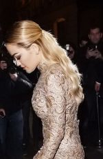 RITA ORA at Ralph & Russo Haute Couture Fashion Show in Paris 01/24/2016