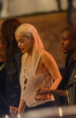 RITA ORA at The Rox Nightclub in Hollywood 01/17/2016