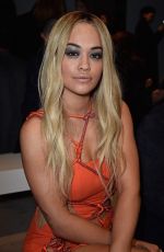 RITA ORA at Versace Spring/Summer 2016 Fashion Show in Paris 01/24/2016