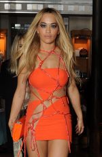 RITA ORA at Versace Spring/Summer 2016 Fashion Show in Paris 01/24/2016