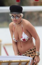 RITA ORA in Bikini Top at a Pool in Miami 01/03/2016