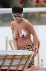 RITA ORA in Bikini Top at a Pool in Miami 01/03/2016