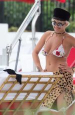 RITA ORA in Bikini Top at a Pool in Miami 01/03/2016