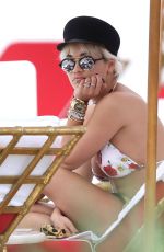 RITA ORA in Bikini Top at a Pool in Miami 01/03/2016