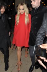 RITA ORA Night Out in Paris 01/24/2016