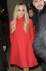 RITA ORA Night Out in Paris 01/24/2016