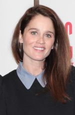 ROBIN TUNNEY at Smokefal Meet the Press Event in New York 01/07/2016