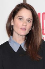 ROBIN TUNNEY at Smokefal Meet the Press Event in New York 01/07/2016