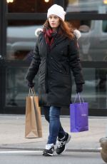 ROBIN TUNNEY Out Shopping in New York 01/21/2016