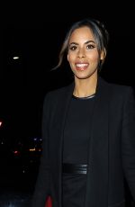 ROCHELLE HUMES Arrives at Sexy Fish Restaurant in London 12/21/2015
