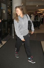 RONDA ROUSEY at LAX Airport in Los Angeles 01/15/2016
