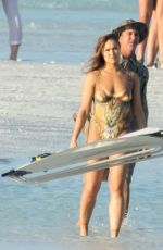 RONDA ROUSEY in Body Paint at Sports Illustrated Photoshoot in Bahamas, January 2016