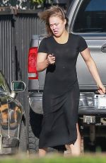 RONDA ROUSEY Out and About in Los Angeles 01/08/2016