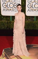 ROONEY MARA at 73rd Annual Golden Globe Awards in Beverly Hills 10/01/2016