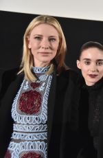 ROONEY MARA at Carol Screening in in Hollywood 01/07/2016