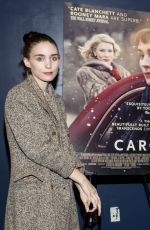 ROONEY MARA at Carol Screening Series in Los Angeles 01/06/2016