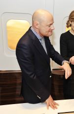 ROSAMUND PIKE at IWC Booth at SIHH 01/19/2016