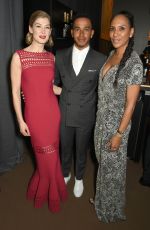 ROSAMUND PIKE at IWC Schaffhausen Come Fly with US Gala Dinner in Geneve 01/19/2016