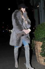 ROSIE FORTESCUE at The Ivy Garden Restaurant in London 01/21/2016