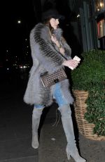 ROSIE FORTESCUE at The Ivy Garden Restaurant in London 01/21/2016