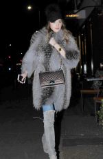 ROSIE FORTESCUE at The Ivy Garden Restaurant in London 01/21/2016