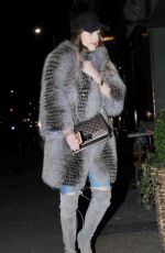 ROSIE FORTESCUE at The Ivy Garden Restaurant in London 01/21/2016