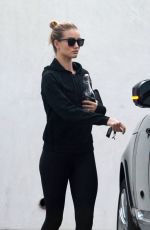 ROSIE HUNTINGTON-WHILTELEY Leaves a Gym in Los Angeles 01/19/2016