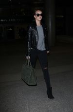ROSIE HUNTINGTON-WHITELEY at LAX Airport in Los Angeles 01/08/2016 