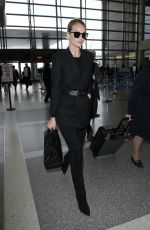 ROSIE HUNTINGTON-WHITELEY at Los Angeles International Airport 01/22/2016