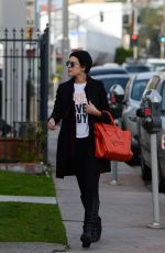 RUMER WILLIS Out Shopping in West Hollywood 01/14/2016
