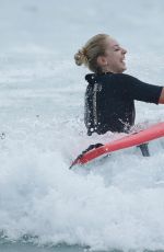 SABINE LISICKI Surfing in Australia 01/05/2016