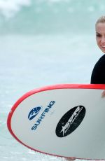 SABINE LISICKI Surfing in Australia 01/05/2016