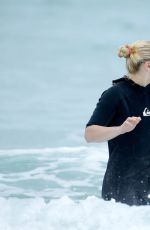 SABINE LISICKI Surfing in Australia 01/05/2016