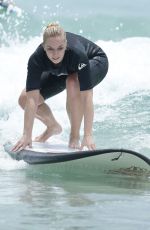 SABINE LISICKI Surfing in Australia 01/05/2016