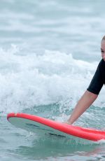 SABINE LISICKI Surfing in Australia 01/05/2016