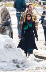 SALMA HAYEK at Drunk Parents Set in New York 01/26/2016