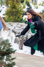 SALMA HAYEK at Drunk Parents Set in New York 01/26/2016