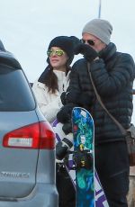 SANDRA BULLOCK at The Jackson Hole Wyoming Ski Resort 12/27/2015